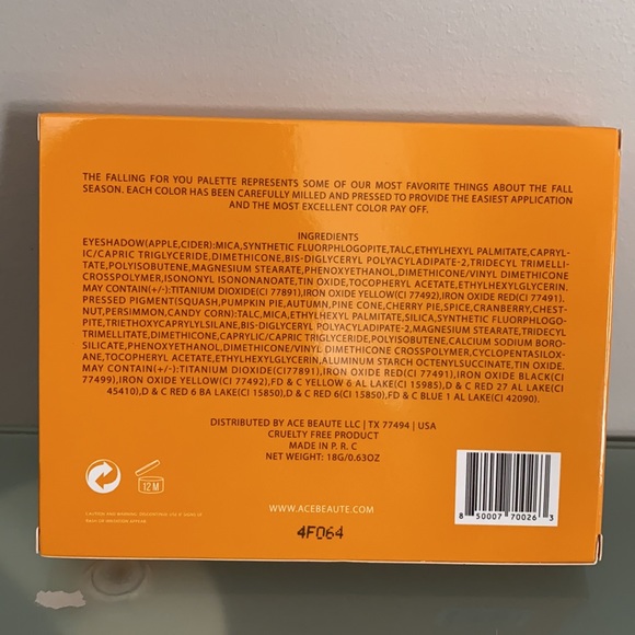 Ace Beaute Falling For You Eyeshadow Palette - Picture 5 of 5